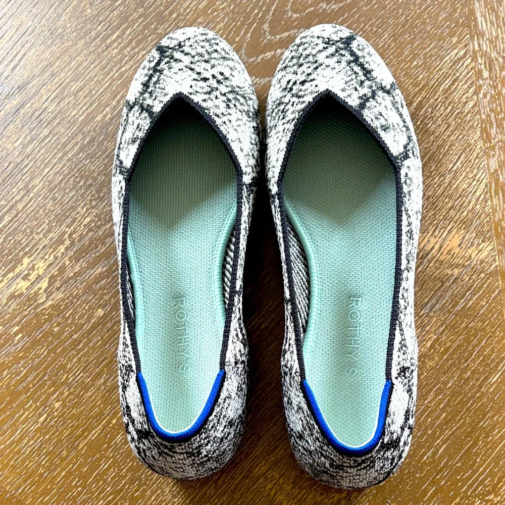 Rothy’s Retired Python Flats - Picture 1 of 6